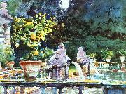John Singer Sargent Villa di Marlia oil painting